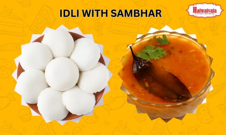 Idli with Sambhar