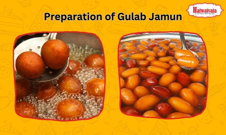 Preparation of Gulab Jamun