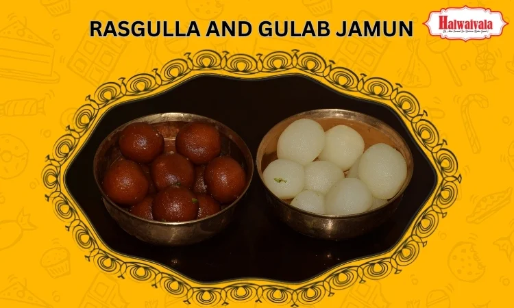 rasgulla and gulab jamun