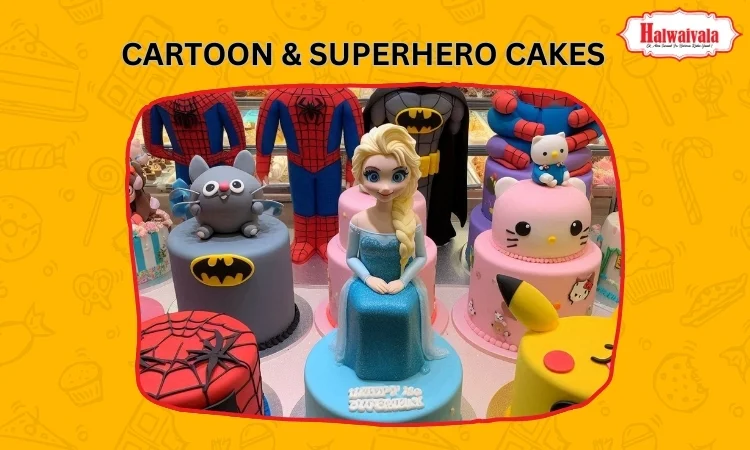 cartoon & superhero cakes