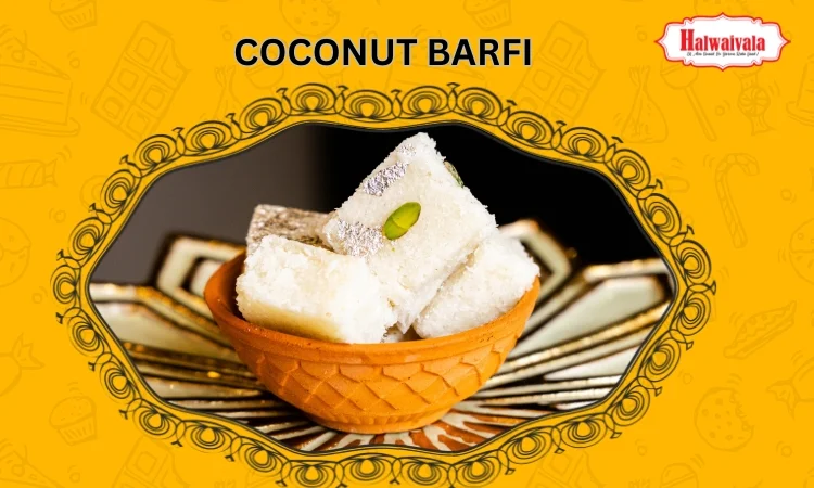 coconut barfi