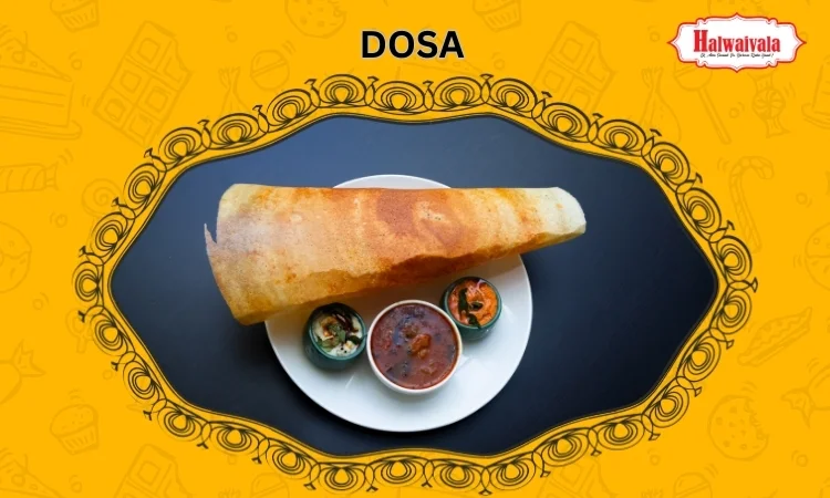 dosa- one of the south indian dishes